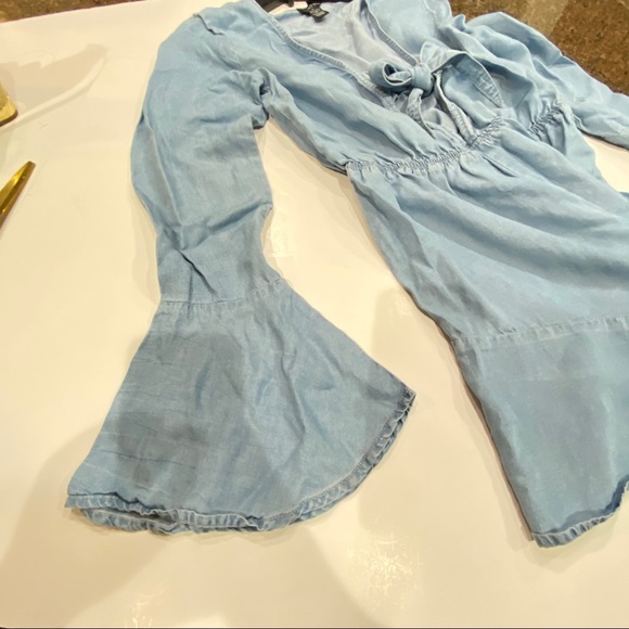 Rue 21 Jean Chambray Romper - Picture 5 of 9